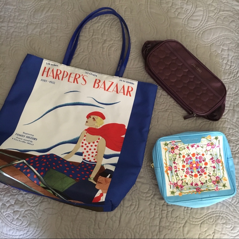 Estee Lauder & Shiseido Cosmetic Bags